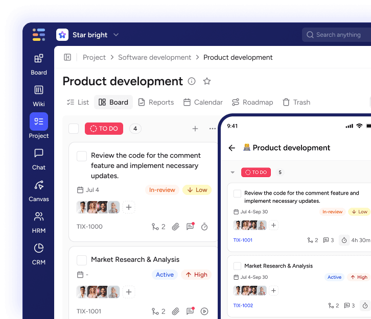 Tixio app preview on desktop and mobile