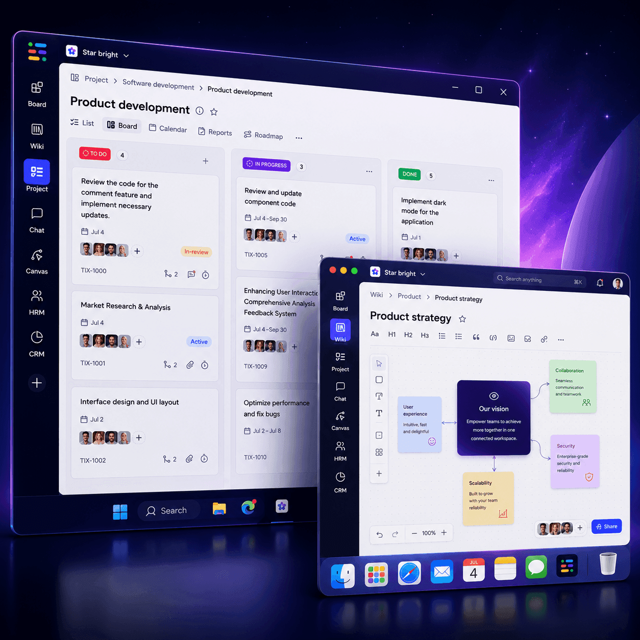 Tixio app preview on desktop and mobile