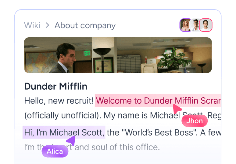Real-time collaboration