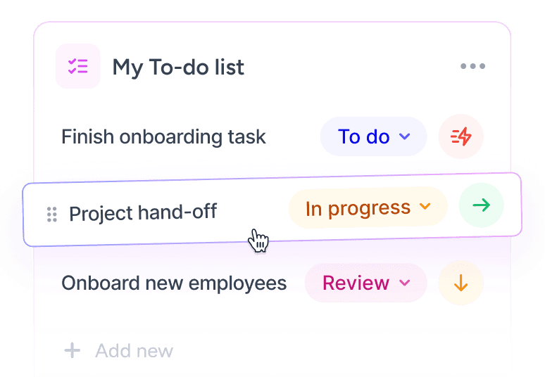 To-do’s