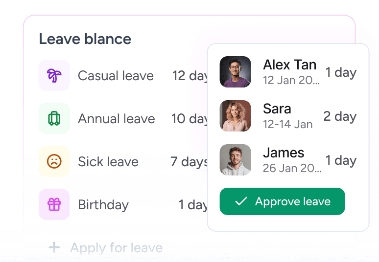 Leave management