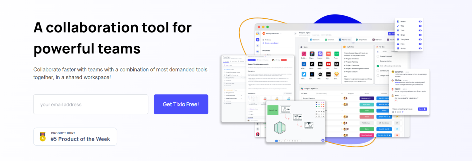 Tixio - the best collaboration tool