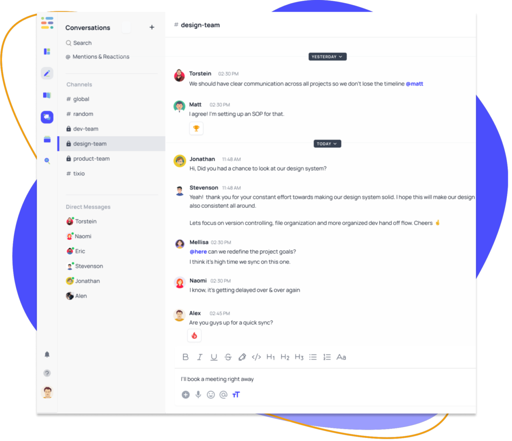 Best Chatting App for Any Team - Tixio Chat