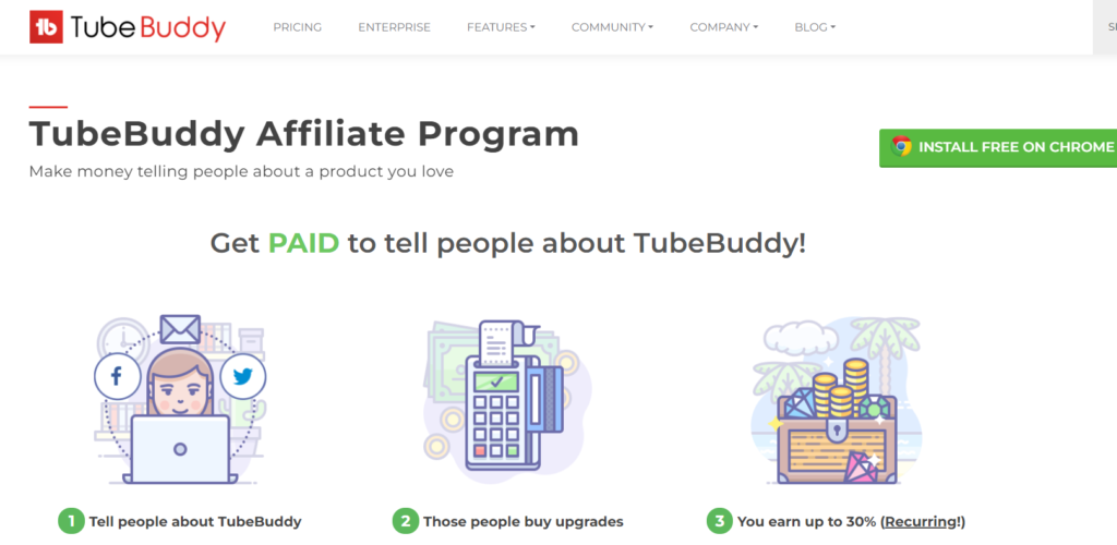 Tubebuddy affiliates
